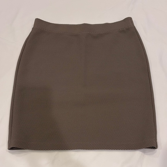 LOFT Brown Mini Pencil Skirt for Work - Picture 1 of 3